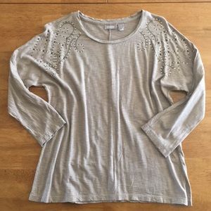 Chico’s Embellished Top